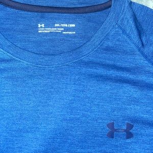 Practically brand new blue under armour heat gear 2xl performance shirt